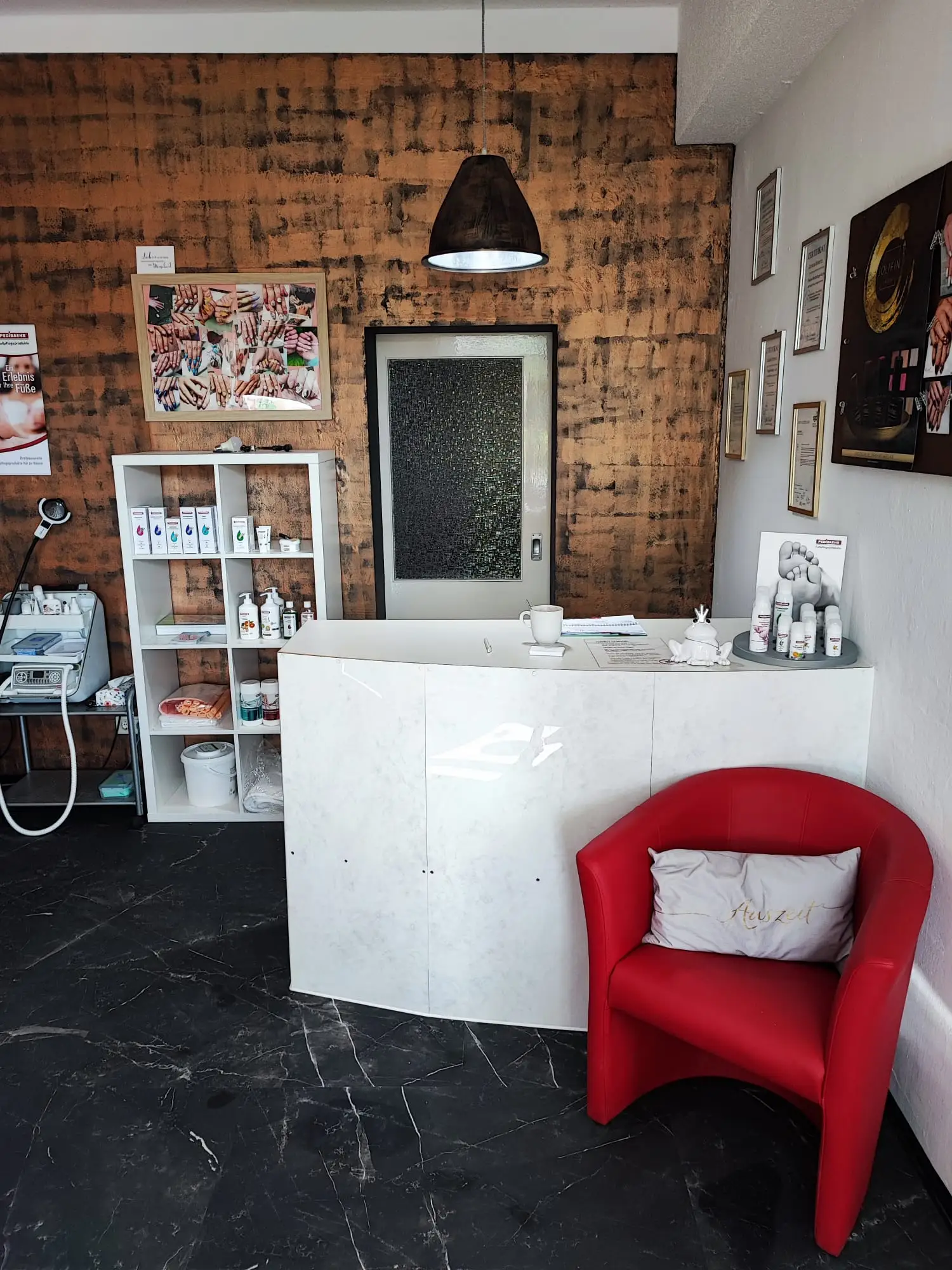 Theke im Eingangsbereich